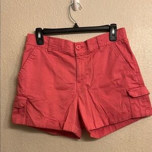 Lee Women Coral Cargo Pockets Shorts Size 10